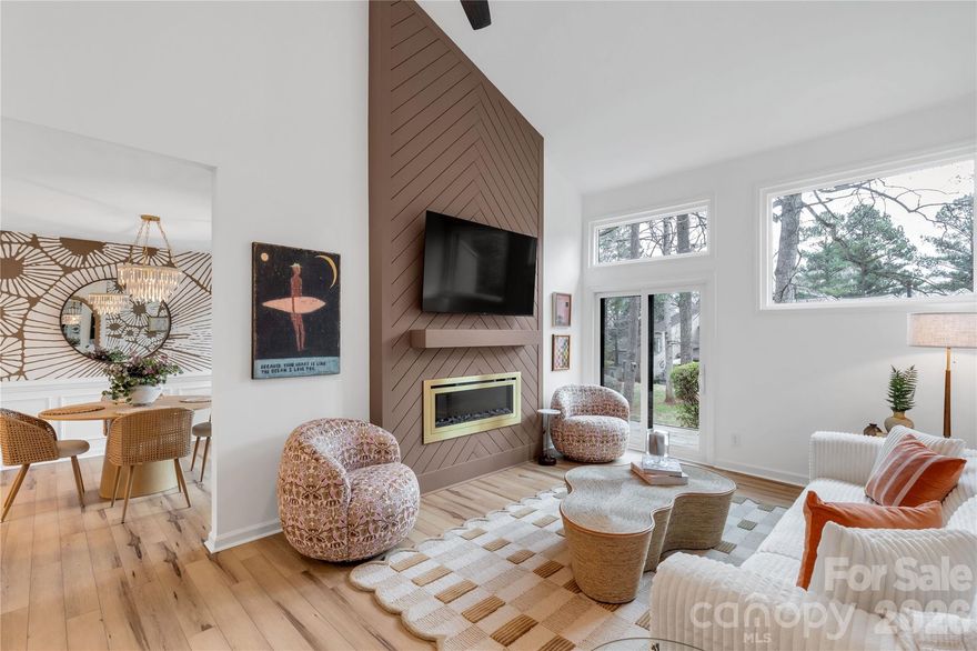 Experience effortless style and comfort in this professionally designed 3-bedroom condo with a relaxed bohemian vibe. Thoughtfully updated throughout, the home blends warm, artistic details with modern finishes for an easy, low-maintenance lifestyle
ALL NEW WINDOWS AND DOORS- Electric Blinds-All New light fixtures
Brand-new kitchen: new appliances, quartz/stone counters, custom cabinets, and contemporary fixtures — perfect for cooking or entertaining. New utility closed installed. New closet doors in primary
Fully renovated bathrooms with modern tile, vanities, and fresh plumbing finishes. New toilets
Light-filled living spaces: large windows and an open layout flood the home with natural light.
Dedicated media room: built for movie nights, gaming, or a quiet home office.
Fresh paint and updated flooring throughout for a clean, cohesive look.
Low-maintenance finishes and systems—spend more time enjoying the space, less on upkeep.
Ideal for buyers seeking turnkey style, bright interiors, and a calm, creative atmosphere. Schedule a showing to feel the light and vibe in person. Low Property taxes and Insurance off set the monthly HOA. Pool Exclusive for Condo Owners.