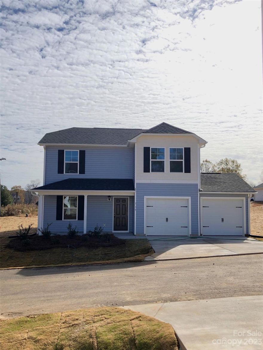 NEW CONSTRUCTION HOME CONVENIENT TO I-85. 4 BEDROOMS, 2.5 BATHROOMS, AND 2-CAR GARAGE ON .64 AC LOT. ADDITIONAL OFFICE/FLEX ROOM ON MAIN LEVEL. LARGE MAIN BEDROOM WITH VAULTED CEILING AND WALK-IN CLOSET. GRANITE COUNTERTOPS AND STAINLESS-STEEL APPLIANCES IN THE KITCHEN. COVERED FRONT PORCH. NO HOA!