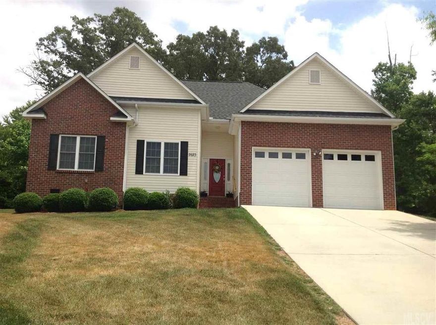 Custom built home with all the upgrades. Cathedral ceiling in the 2 story living room. No carpet in this home, gorgeous hardwood and tile thru out the house. Granite countertops in kitchen and baths. Beautiful tile backsplash, with custom cabinets in kitchen. All kitchen appliances stay. Kitchen has pantry and a breakfast nook. This home has the hard to find formal dining room with vaulted ceiling that has access to the rear patio. Master bedroom has tray ceiling with the master bath that has a jetted tub and a separate tiled shower. Master also has a big walk in closet. The 2 other bedrooms have easy access to the hall bathroom. Spacious .50 acres lot in a quiet cul-de-sac, this private backyard has a paved patio for great entertaining. NO CITY TAXES!!