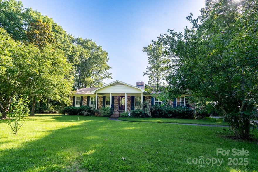 Fabulous 3 BR  2 Bath home in walking distance of Kings Mountain High School and tennis courts.  Kitchen features stainless appliances.  Formal dining room adjacent to kitchen assures a chef's delight.  Large living room and also a den with fireplace.  Plenty of areas to entertain or relax.  Primary bath features a beautiful and large tiled shower with a glass door.  Plantation shutters throughout. Back yard is a private oasis fenced with privacy fence and wrought iron fencing.  2 car attached carport at kitchen entry to the house.  All this in much sought-after area of Scotland Drive and you have the perfect house in the perfect location.  Sellers have just completed repairs from a recent home inspection to be sure this house is in great shape.  Includes: New floor in the kitchen and new roof  installed 8/15/25.   Hurry on this one.