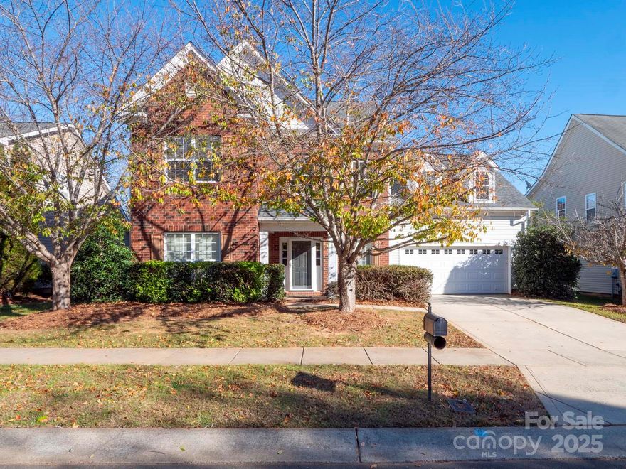 New Year – New Price! Welcome to this inviting 5 bedroom, 2.5 bath brick front home tucked on a quiet cul de sac in the desirable Demere community. Mature trees and thoughtful landscaping create a peaceful setting from the moment you arrive. Inside, a bright and open layout features a hardwood floor foyer leading to a spacious family room with coffered ceilings, a gas fireplace, and direct access to the screened porch.
The kitchen offers warm oak cabinetry, granite counters, a center island, and easy flow to the formal dining room with wainscoting—ideal for everyday meals or special gatherings. The main level primary suite provides a private retreat with a vaulted ceiling, walk in closet, and en suite bath.
Upstairs, four additional bedrooms offer flexibility for guests, work from home, or play space, along with a full bath for convenient mornings. Enjoy year-round outdoor living on the screened porch overlooking the fully fenced, tree lined backyard.
Located in the highly rated Cuthbertson school district and just minutes from Waxhaw's small-town charm AND Wesley Chapel's shops and dining, this home blends comfort, space, and an unbeatable location.

Outside, the screened porch beckons with its vaulted ceiling, ceiling fan, and panoramic views of the lush, tree-lined backyard, fully enclosed by privacy fencing. A two-car garage adds everyday ease, all in the top-rated Cuthbertson school district. Minutes from Waxhaw’s small-town charm, 1613 Jekyll Lane feels like home the moment you arrive.