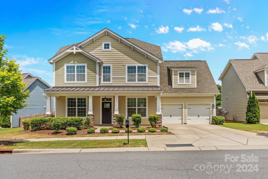 Welcome to your new home in the delightful Arbormere neighborhood! Perfectly positioned near the interstate, shopping centers, & restaurants, this location is sure to impress. The community offers fantastic amenities, including a clubhouse, pool & playground. This stunning 4 BR, 2.5 bath home features multiple levels, with bedrooms situated on the upper level and main living on the lower level. The exterior invites relaxation with a charming rocking chair front porch and a fenced-in rear yard. The open floor plan seamlessly integrates the living room w/fireplace, breakfast area, and kitchen w/granite countertops, a butler's pantry, and additional pantry w/custom shelving. The mudroom off the 2-car garage serves as the perfect drop zone. The spacious primary bedroom features a walk-in closet with custom shelving and leads to a luxurious bathroom with a standalone shower, soaking tub, and double vanity. Generous secondary bedrooms and closets provide great storage space.  A must see!!