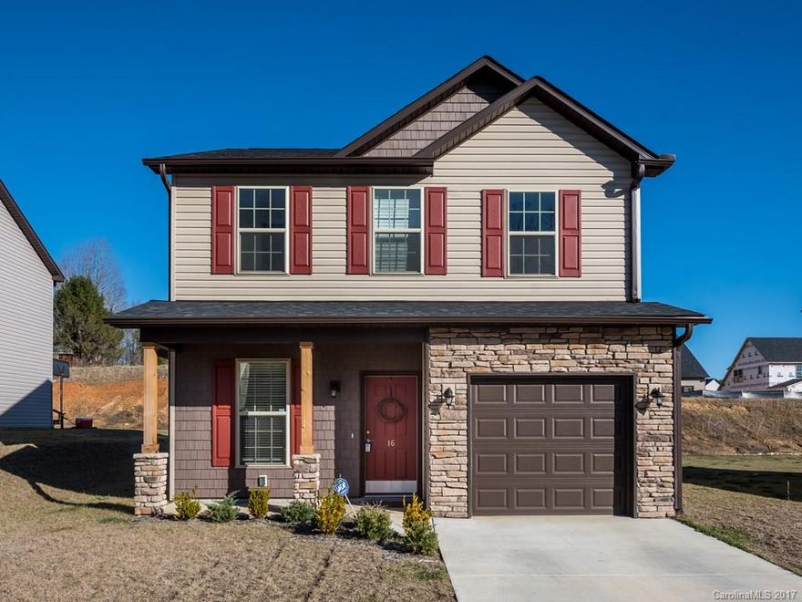 Recently built home in prime South Asheville location just minutes to Biltmore Park. 3 bedroom, 2.5 bath with level back yard. Many upgrades throughout this home. Some which include: Stainless app, hardwood floors, granite, screened in porch, chair railing-crown molding, gas fireplace, custom blinds and more!