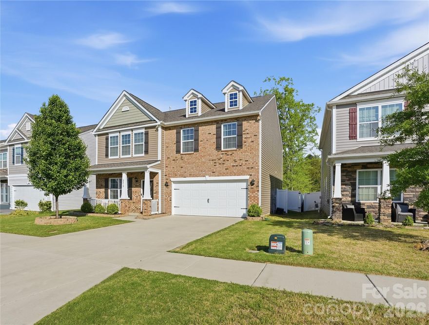 Welcome to this amazing home that has been beautifully upgraded to make this more than a space. This over 2500 square foot home offers a private back yard, walking trails to lead to White Water Center, and many upgrades inside the home you won't to leave. Walking through the front door you are greeted with an expansive office which leads into a dining room fit to hold your whole family. Walking further back you step into your large size family room that opens into the kitchen, this home is set up for all your hosting needs. Once upstairs, the home allows a great set up for family. With large bedrooms and an open Loft space for added living, large walk in closets in each bedroom with space in the pull down attic, you will never wish for more storage. Come take a look into what is soon to be your next home.