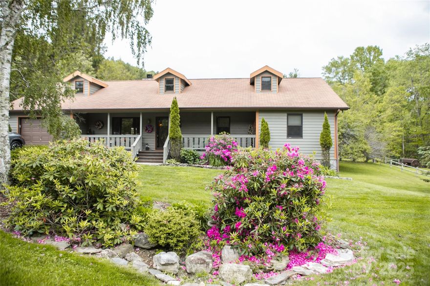 BRAND NEW HVAC AUGUST 25!!  Welcome home to your mountain retreat with great location halfway between Blowing Rock and Boone!  Enjoy the  views and all the area has to offer.  Nestled in quiet neighborhood but close to everything.  Amazingly well cared for and maintained home.  Ranch with 3 bedrooms and 2 baths and a yard to die for.  Eat in granite bar in the kitchen and lots of cabinets and counter space.  Pride of ownership is evident.  Walk in crawl space doubles as great storage.  This is where the term rocking chair front porch was coined!  The outdoor living offers fire pit, huge deck and additional stone paver patio to enjoy!  The yard is plentiful with colorful flowers, trees and mature plantings.  And the green law completes the picture.  Wood burning stacked stone fireplace commands the great room for cozy evenings in.  The mountains are calling so come on!