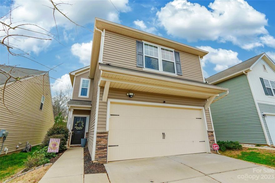 Discover the epitome of home perfection in this impeccably maintained two story residence. Boasting 3 bedrooms and 2.5 baths, this home is a testament to thoughtful design and modern living. The kitchen opens seamlessly to the living room, featuring a convenient breakfast bar, pantry, granite countertops, and updated soft-close cabinets complemented by stainless steel appliances—including a new dishwasher installed in 2022. Upstairs, the bedrooms offer a retreat-like ambiance, with the large primary bedroom showcasing an ensuite primary bathroom that includes dual sinks for added luxury. Outside, an ample yard and a charming back patio await, providing the ideal setting for outdoor enjoyment. Situated in a great location, this home perfectly combines style, functionality, and a prime setting for an exceptional living experience.