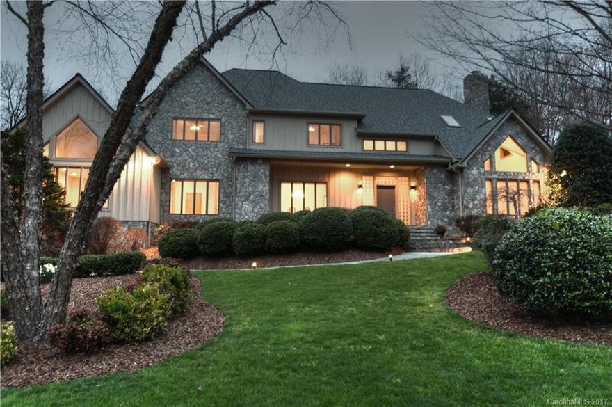 Wonderful transitional stone & cedar home w/large lot on quiet cul-de-sac in desirable Royden neighborhood. Freshly painted, refinished oak floors, newer roof, great floor plan, feels brand new, beautiful details! 10' ceilings Main,open Kitchen w/SubZero, dbl. ovens, warming oven,gas cooktop,b'fast area leading to den, deck overlooking heated pool w/exquisite PebbleSheen finish & Spa!Laundry has tons of storage,counter space,freezer. Bonus, Exercise Rm, Guest Suite on Main. Private, fenced yard!