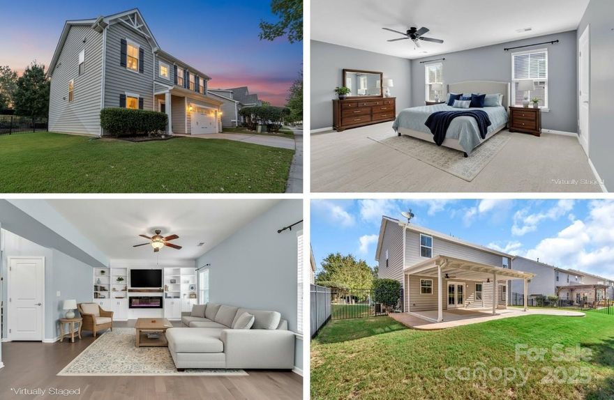 One year of HOA to be credited to the buyer at closing if we can get an agreed upon contract
Discover your next chapter of comfort and community in the heart of the highly-regarded Massey neighborhood — where this stylish, sun-filled home at 1098 Kings Bottom Dr invites you to live your best life while all offers are considered!
Step inside this inviting 2,256 sq ft residence built in 2014, featuring 4 bedrooms and 2½ baths. The open-concept main floor welcomes you with rich laminate and tile flooring, a cozy family room with a fireplace and a seamless flow into the eat-in kitchen. Here you’ll find ample counter space and storage — perfect for everyday living or entertaining. Upstairs, you'll enjoy brand new carpet with the primary suite is a retreat with a private bath and a generous upgraded walk-in closet, while three additional bedrooms offer flexibility for family, guests or a home office. 
Outside, enjoy a covered rear porch and fenced backyard that invite relaxation and summer barbecues. This home also includes a two-car attached garage and access to the clubhouse, pool, playgrounds, walking trails and other community amenities. 
Located less than 2 miles from top-rated schools and with convenient access to shopping, dining and major roadways, this home delivers both lifestyle and location. 
Why you’ll love it:
- Move-in ready with modern build and no major updates needed
- Thoughtfully designed to balance private and shared spaces
- Strong neighborhood and school reputation — a smart long-term move
- Community amenities that support an active, neighborly lifestyle
Don’t miss your chance to call this quality home your own in one of Fort Mill’s most sought-after neighborhoods. Schedule a showing today and bring your best offer!