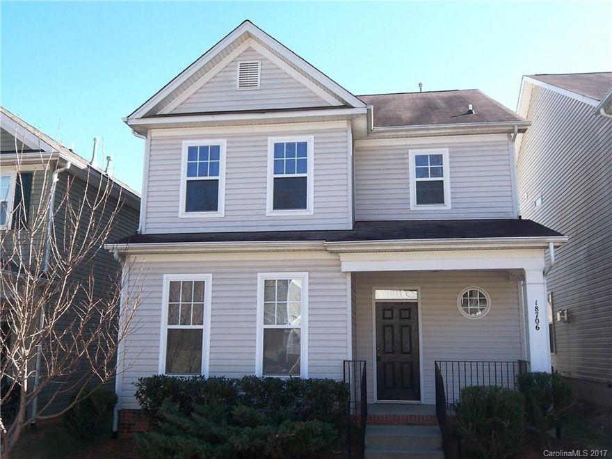 Beautiful home in Cornelius on a cul-de-sac street.  Large kitchen/breakfast are opens to great room w/gas log fireplace.  Formal dining room opens to office/flex space area.  Large master suite and spacious bath with garden tub and separate shower, 2nd floor loft area & huge 3 floor bonus room and walkout attic.
11x14 patio, fenced yard and two car garage.  Walk to community swimming pool or walk to 131 Main, Cork & Cast or the coffee shop.  Easy access to I-77 and Birkdale.