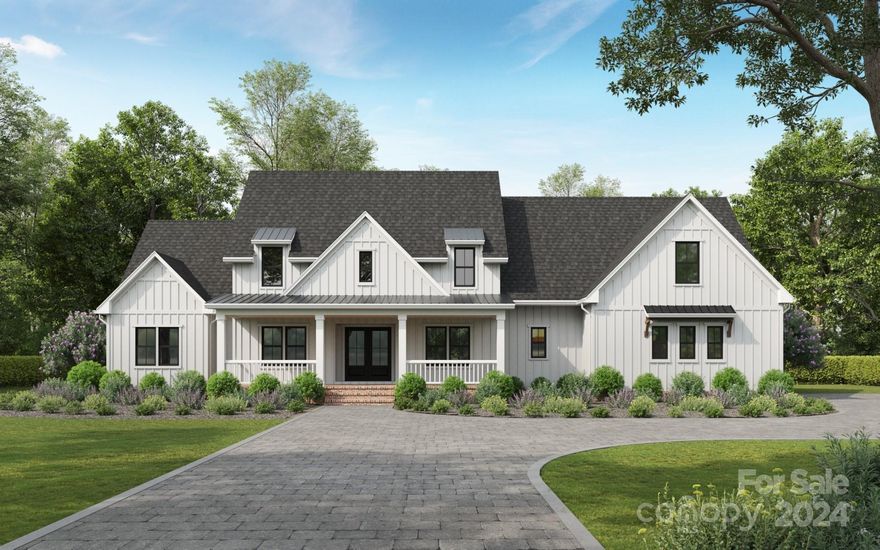 Welcome to your dream home on 1.15 acre in the highly sought after Clover School District. This 2566 ft home with option to finish an additional unfinished 533 sq ft 2nd floor to add an additional bedroom/bonus/full bath and storage.  Home features a 282 oversized sq ft covered front porch and a 391sq ft covered back deck to relax on in the evening to enjoy overlooking a peaceful large back yard with lots of tree's for privacy. Open floor plan, vaulted ceilings, brick gas fire place, large open kitchen with walk in pantry, granite counter tops, custom cabinetry, free standing tub and much more.  Primary plus 2 additional bedrooms on main level, with unfinished 4th bedroom/bonus full bath upstairs. Upstairs area can be finished if buyer chooses.