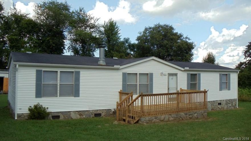 Welcome home to this well maintained 4 bedroom 2 bath home with fresh paint, new blinds, wood burning fireplace, front and rear decks, and a large fenced yard. 8 x 10 storage shed. Refrigerator included. Heat pump only 6 months old. Home Warranty included! Would make a great investment property.