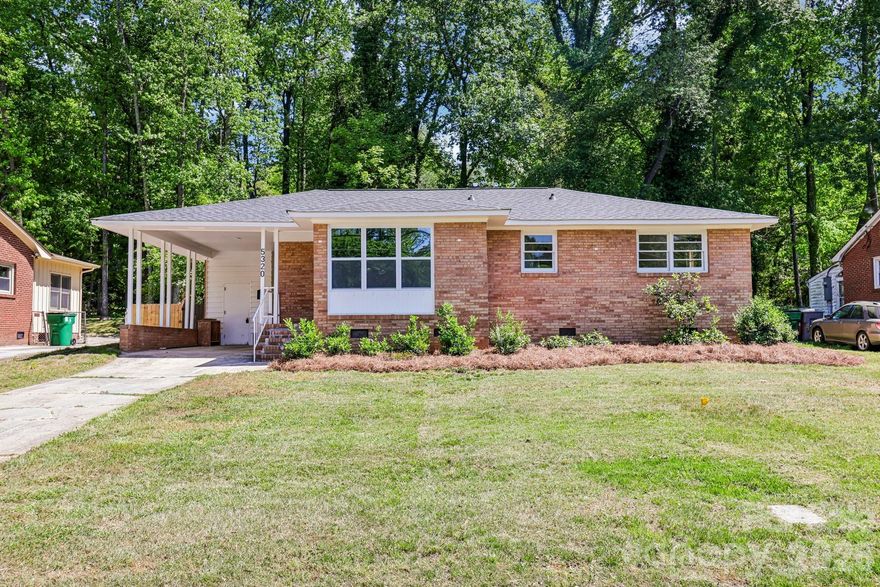 Charming one-story full brick home offering 3 bedrooms, 1 full bath, and 1 half bath within 1,087 square feet of comfortable living space. This property features a functional layout with a cozy living area, an efficient kitchen, and ample natural light throughout. The bedrooms are nicely sized, providing flexibility for family, guests, or a home office. Enjoy the convenience of a covered carport and low-maintenance exterior. Ideal for first-time buyers, downsizers, or investors—this home offers solid construction and great potential in a desirable, easy-living single-level design.