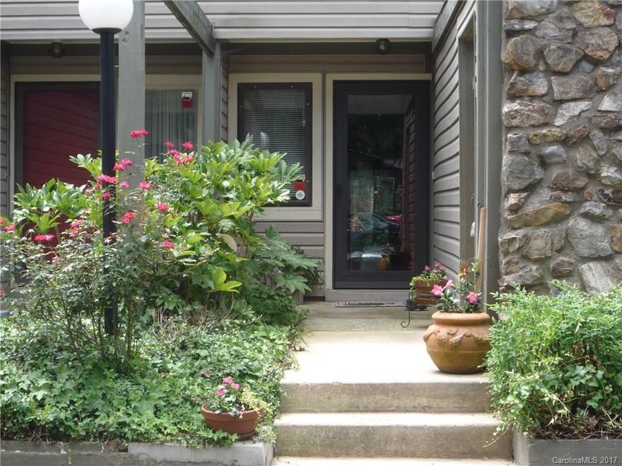 Convenient Southpark Location! Kitchen features a wall of pantry storage. Formal dining room with pass through from the kitchen. Living room has cozy fireplace with built-ins.  New carpet first floor. This home has a rear patio overlooking woods, enclosed front patio w/storage unit, and a balcony off of the master bdrm upstairs.  Community pool and 2 assigned parking spaces. Close to shopping, restaurant & amenities! SOLD AS IS. Seller to make no repairs and priced accordingly.