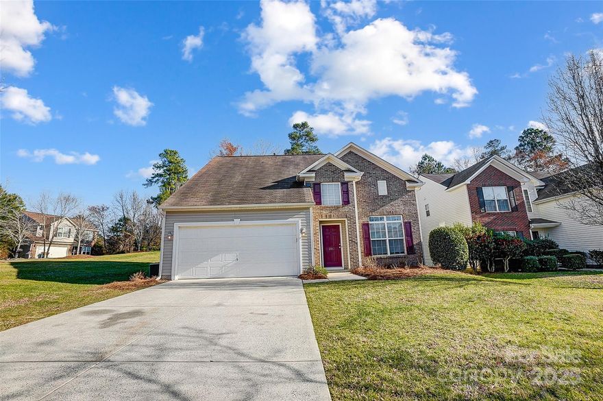 Located on the highly sought-after Tega Cay Peninsula, this beautifully updated traditional home offers charm, modern upgrades, & an unbeatable location. The freshly painted interior is complemented by updated light fixtures & luxury vinyl flooring on main living areas. The main-level primary suite provides convenience & relaxation, featuring a fully renovated spa-like bathroom w custom tile work and elegant accents. Upstairs, two additional spacious bedrooms & renovated full bath offer plenty of room for family or guests. The kitchen boasts brand-new gleaming countertops, rich cherry-finished cabinetry, & a brand-new SS appliance package being installed. Enjoy the outdoors year-round on the covered patio, perfect for relaxing or entertaining. This corner lot backs to a peaceful wooded area, offering privacy & scenic views. Experience all that Tega Cay has to offer—lake living, golf, trails, parks, tennis, pickleball, & more—all within the award-winning Fort Mill school district!