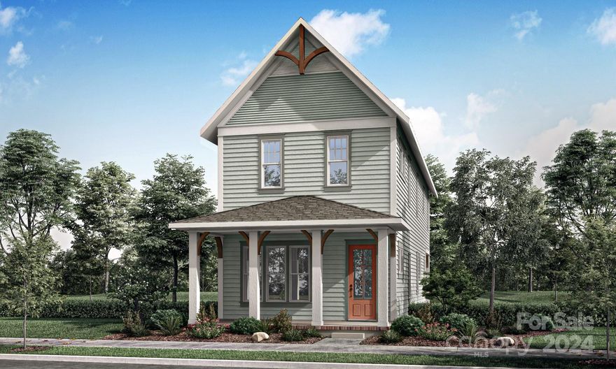 New home under construction in Fort Mill with a Spring completion. This charming Cottage is conveniently located in Springfield Town Center where you can enjoy walking to local area restaurants, shops and the Harris Teeter. Features on the main level include open living with the family room leading into a beautiful kitchen with a large center island. The primary bedroom on the lower level leads out to a beautiful rear porch and patio area perfect for entertaining. A large front porch overlooking Promenade Park, this green space will be the heart of the community. The upper level features three spacious bedrooms, walk-in closets plus one full bath. The loft space makes a great home office or bonus room. You don't want to miss this opportunity to own a brand new home in Fort Mill!