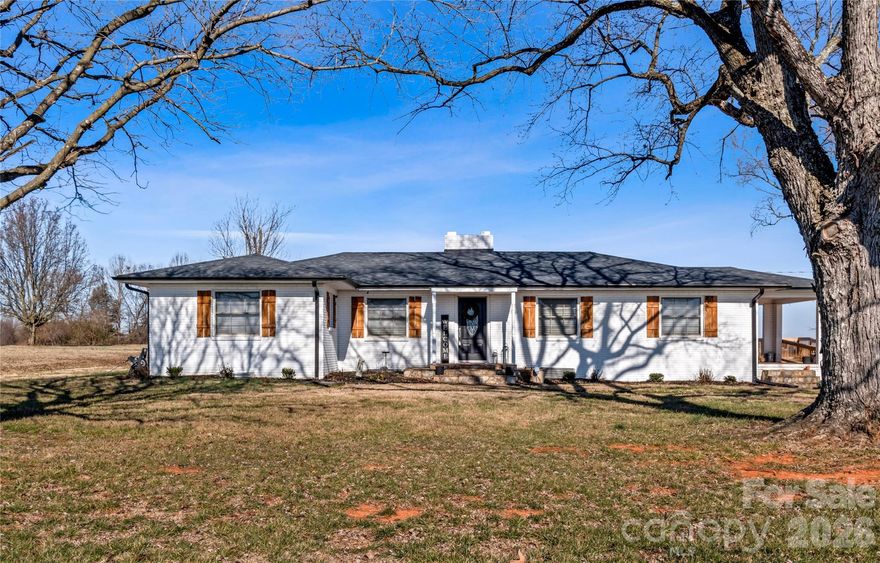 This 3 bedroom, 2 bath home offers a rural setting on 1.32+/- acres with room to spread out. The kitchen features granite countertops and a center island, making it a great space for cooking and gathering. A dedicated laundry area adds convenience, and the living room fireplace is perfect for cozy evenings at home. The primary bedroom includes an en suite bathroom with a walk in shower. Recent updates include a new roof, HVAC, and well pump in 2023, and a new septic system in 2024. An unfinished basement and outside storage provide plenty of extra space for storage and equipment. Experience the best of country living in this move-in ready home.