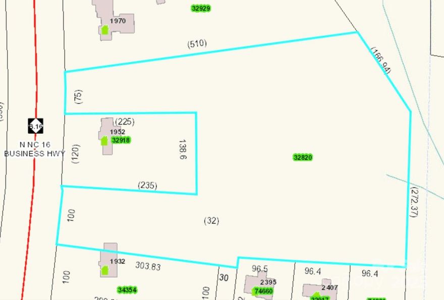 Also listed as commercial under MLS #4308140. 4.24 Acres on Business Highway 16 in Denver. 2 Highway entrances and easement off of Fairfield Forest rd for access. County Water and Sewer available on highway 16. Zoned ELDD R-SF. Lincoln county future land use plan supports rezoning for commercial development. 17,000 Average daily traffic county per NCDOT. Parcels 32918 (1051 SF structure & 0.72 acres, MLS #4308131) and 32929 (1500 SF structure & 3.16 acres, MLS #4308124) also for sale, totaling 8.11 acres. DO NOT WALK WITHOUT CONTACTING AGENT!