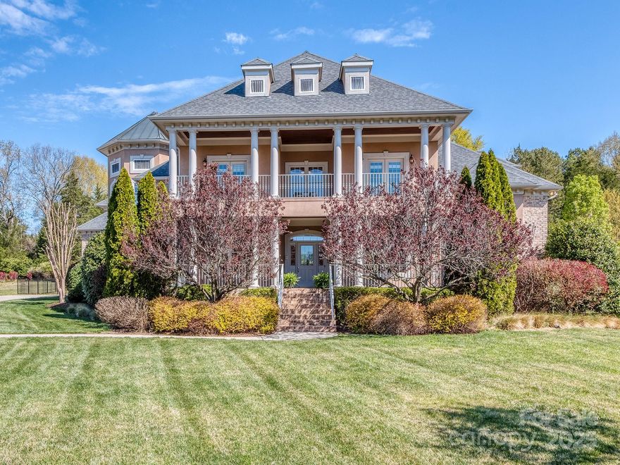 Discover a home that truly stands apart! This exceptional custom-built, all-brick estate is nestled at the end of a quiet cul-de-sac in a prestigious gated community on 1.37 acres. Designed for both luxury and comfort, the light-filled interior features a main-floor primary suite, home office, chef’s kitchen, 4 bedrooms, 4.5 baths, a bonus room, study, and a versatile flex space. Outdoor living is unparalleled with a private pool, hot tub, covered front porch, and front and rear covered balconies—each bedroom enjoys access to a balcony or patio. A spacious 3-car garage and upscale finishes throughout complete this remarkable home. Plus, benefit from sought-after Union County schools and low taxes. This is a must-see!