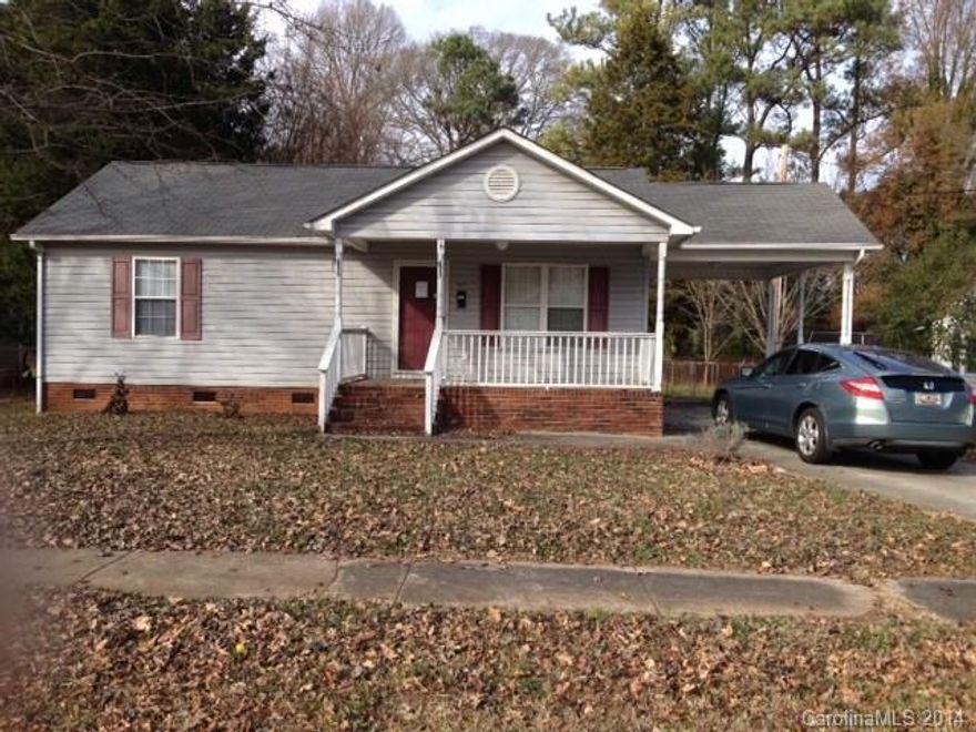 Charming bungalow will be totally redone inside-paint, flooring. Great floor plan, open living space. Country front porch and spacious fenced backyard. New HVAC to be installed! Convenient location!