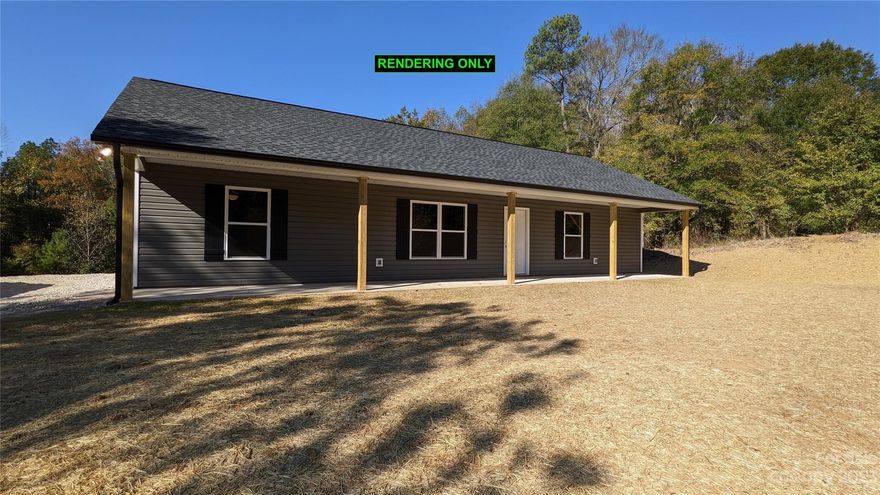 Quality new construction home sitting on 1.3 acres with NO HOA. This home features three bedrooms with two full baths. Features will include custom wood cabinets with a natural finish, granite tops, brush nickel fixtures throughout, luxury vinyl plank flooring, and on-trend repose gray walls. Hurry this GEM won't last long! 


the photos are renderings only and are NOT of this home, colors/selections will differ.