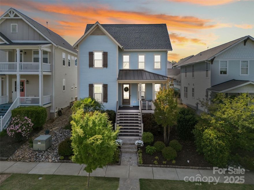 There are so many features you will love about this home! As soon as you walk in the door, you will see the beautiful upgraded trim work throughout, real hardwood floors on main, and the spacious floor plan full of natural light. This versatile floor plan is perfect for any stage of life! Downstairs you will find a front office or dining room, a guest suite and full bath, and a large kitchen, living room, and breakfast area perfect for entertaining! Upstairs you will find a large bonus/loft, spectacular primary suite and bath, 2 guest rooms and bath, and a laundry room. Sip your coffee on the covered front porch or screened back porch. This home is conveniently located within walking distance to the river, trail, neighborhood pool, and restaurants and shopping! Enjoy quiet living with all the amenities you could dream of!