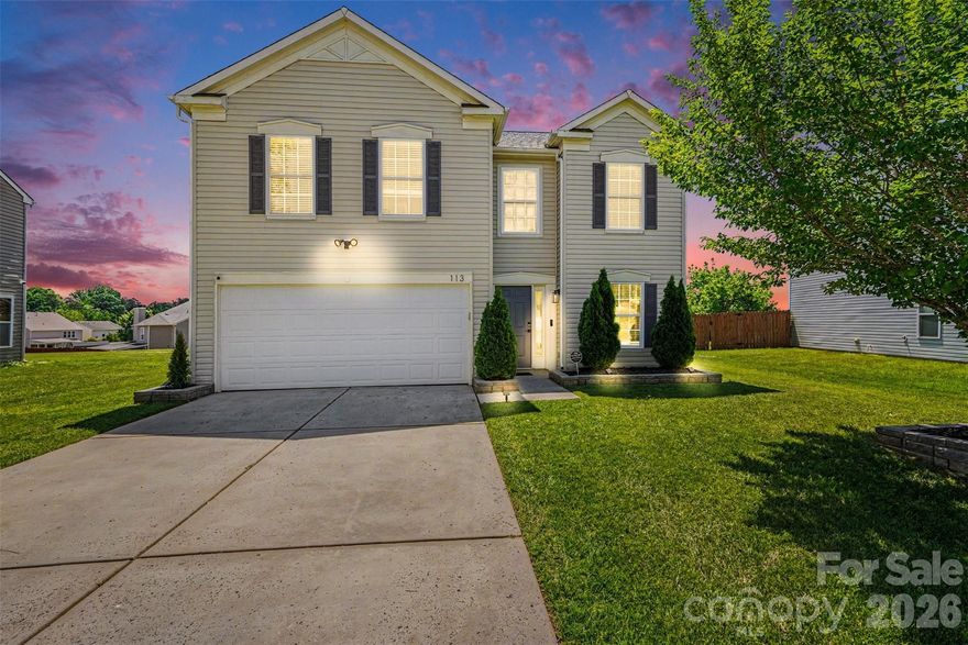 Welcome to this stunning, recently renovated 2-story home in the sought-after Kendrick Farm community, where comfort, style, and location come together seamlessly. Offering 3 spacious bedrooms, a large loft, 2.5 bathrooms, and 2,426 square feet, this turnkey residence is designed for modern living.

Step inside to a bright and airy open-concept layout filled with natural light and thoughtfully updated finishes throughout. The main living areas flow effortlessly, creating an inviting space ideal for both everyday living and entertaining. At the heart of the home, the beautifully updated kitchen features elegant quartz countertops, sleek gray cabinetry, and newer matching Samsung stainless-steel appliances. Designed with both style and functionality in mind, it opens seamlessly to the living and dining areas, enhancing the home's open-concept design.

Upstairs, the oversized loft offers exceptional flexibility—ideal for a home office, media room, playroom, or additional lounge space. The huge primary suite serves as a private retreat, complete with abundant natural light, a well-appointed en-suite bathroom, and a large walk-in closet. Secondary bedrooms are generously sized and thoughtfully designed for comfort.

Step outside to your private backyard oasis featuring a stunning stone patio designed for both relaxation and entertaining. The built-in fire pit creates the perfect setting for cozy evenings, while the spacious layout offers ample seating and gathering space. The fenced backyard provides added privacy, making it ideal for peaceful mornings, weekend barbecues, or hosting friends and family.

Residents of Kendrick Farms enjoy access to desirable community amenities, including a pool, clubhouse, and playground. Ideally located just minutes from the U.S. National Whitewater Center, outdoor adventure is always within reach. Enjoy the charm of historic downtown Mount Holly with its local shops, dining, and proximity to the scenic Catawba River. With quick access to I-85 and I-485, commuting to Charlotte Douglas International Airport and Uptown Charlotte is both easy and convenient.

This home offers the perfect blend of modern updates, functional design, and an exceptional location! Schedule your private showing today!