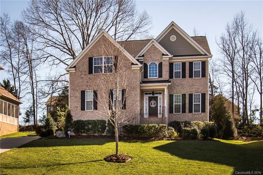 Immaculate home in popular Fox Ridge minutes from Ballantyne. Why wait to build, when this home is move in ready? Chef's Kitchen w/ granite counters, breakfast bar, pantry, and slate backsplash opens into Great Room. 1st floor bedroom & full bath. Hardwoods on 1st and 2nd floors. Large Master Suite with enormous walk in closet. Screened in porch and upper level terrace offer great  outdoor living areas.  Overhead garage storage.  This is a must see home.