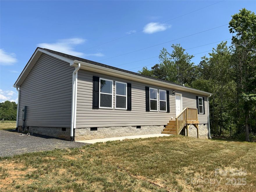 Very nice brand new 3 bedroom/2 bath home on .55 of an acre in beautiful Troutman.  Split bedroom plan. Large patio overlooking the backyard. Quiet location yet close to 77; restaurants; schools; churches; and shopping.  Don't miss out on your opportunity to own this beauty.  Home comes with a 1 year builder warranty. Seller offering $7500 in closing costs along with $2500.00 if you use their preferred lender, Tammy Stowe with Atlantic Bay Mortgage.