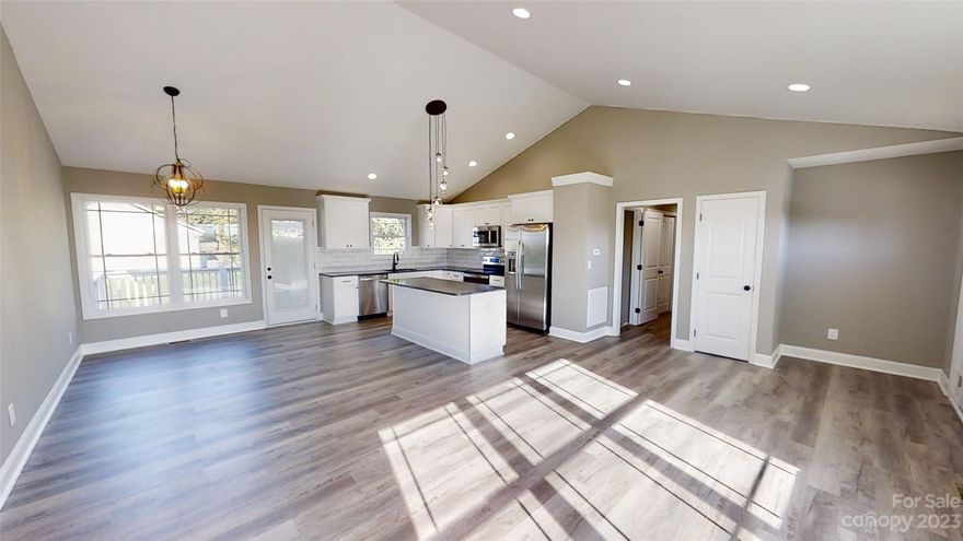 Sought after new construction with a basement in desirable Grace Chapel area.  This home has LVP flooring through out, even in the finished room in the basement.  Kitchen offers custom cabinets, island, granite counter tops, and a refrigerator.  This 3 bedroom, 2 bath raised ranch comes with washer and dryer included, modern fixtures, and nice sized bedrooms.  Quiet neighborhood, minutes to 321, shopping and restaurants.