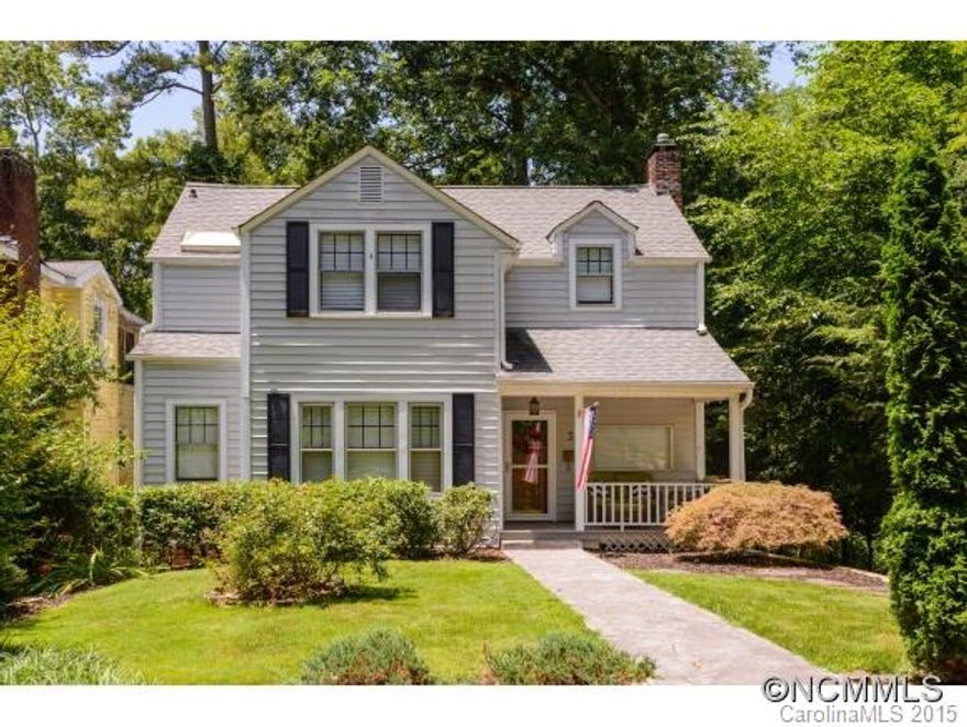 Montford Charmer! Meticulously maintained, fresh paint, tankless water heater, gas fireplace, huge fenced in backyard. Relax on your front porch and watch the world go by, or read a book on your private back deck. New shutters, new deck stairs and stairs to basement. Tons of storage in the daylight, walk out basement. Home exudes character. Small office on main could be extra flex space. TV above fireplace conveys.