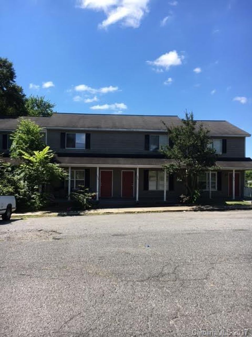 Excellent investment opportunity! 4 - 2 bedroom townhomes. Great location close to I-77. Presently all rented. Live in one and have rental income pay the mortgage!