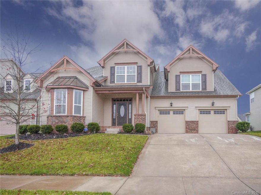 Excellent location on this absolutely gorgeous home loaded with upgrades and ready now! Main level master bedroom suite with spa like bath. Big bonus room + loft. Very desirable open & bright floorplan. Spacious chef’s kitchen with large center island, upgraded dual wall ovens, beautiful granite counter tops, stainless steel appliances, tons of beautiful upgraded cabinets and counter top space. Stunning wood floors. Convenient nook area with wall wine buffet. Beautiful Plantation Shutters.