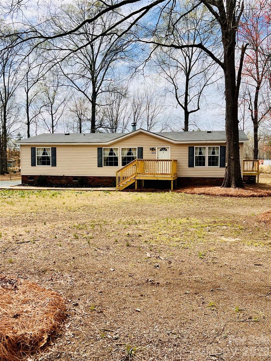 Great opportunity in Union County! This 3-bedroom, 2-bath home sits on approximately 0.39 acres. Offers a fantastic opportunity for homeowners or investors alike. Built in 2005, the home features a functional open layout with spacious living area highlighted by a cozy fireplace, creating a welcoming space for everyday living.
The kitchen and dining areas provide plenty of room for gathering, while split bedroom floor plan offers privacy for the primary suite with a private bath. Two additional bedrooms offer flexibility for guest, a home office, or additional living space. Laundry area and back door area share this space.
Outside, the generous yard provides room to garden or simply enjoy the outdoor space. This property offers plenty of potential to make it your own.
Conveniently located just minutes from Monroe and Indian Trail, right in the heart of Sun Valley. Positioned to easy access, shopping, dining, and major commuter routes.
If you are looking to expand your investment portfolio, this property offers value, space, and potential in a growing area of Union County!