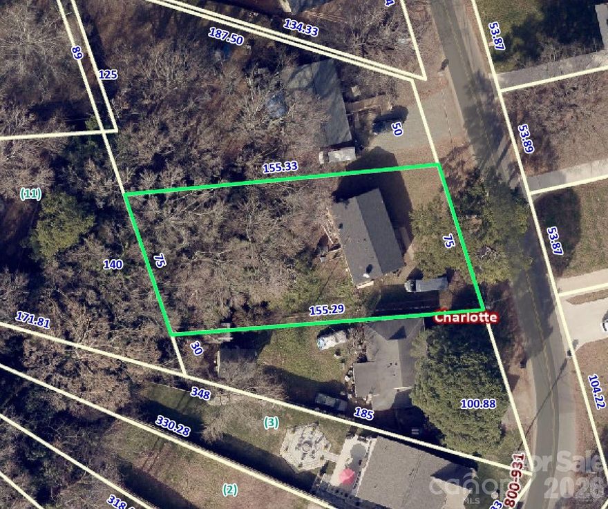 NOTE: Numerous offers have come in on this property but not a distressed situation so seller waiting for at or close to list price.  See 917 Tennyson as a sold comp at $325k, .41 acres (slightly larger lot).  ATTENTION BUILDERS & DEVELOPERS! LOCATION! 0.27 Acre Lot (75'x155x75'x155' rectangular lot).    House/property sold AS-IS, older brick ranch single family dwelling on property and a shed. Property also listed as single family home in another listing.  There just isn't many of these available where this one sits on this road in this neighborhood. No HOA's.