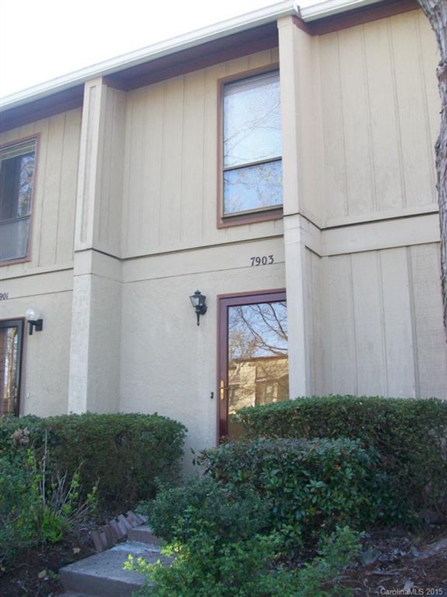 Location, location, walk to shopping, dining and more from this beautifully updated townhome.  Fresh paint and carpet throughout.  HUGE master suite upstairs, easily accommodates king size bed.  Large secondary bedrooms.  Enjoy springtime from the private patio.