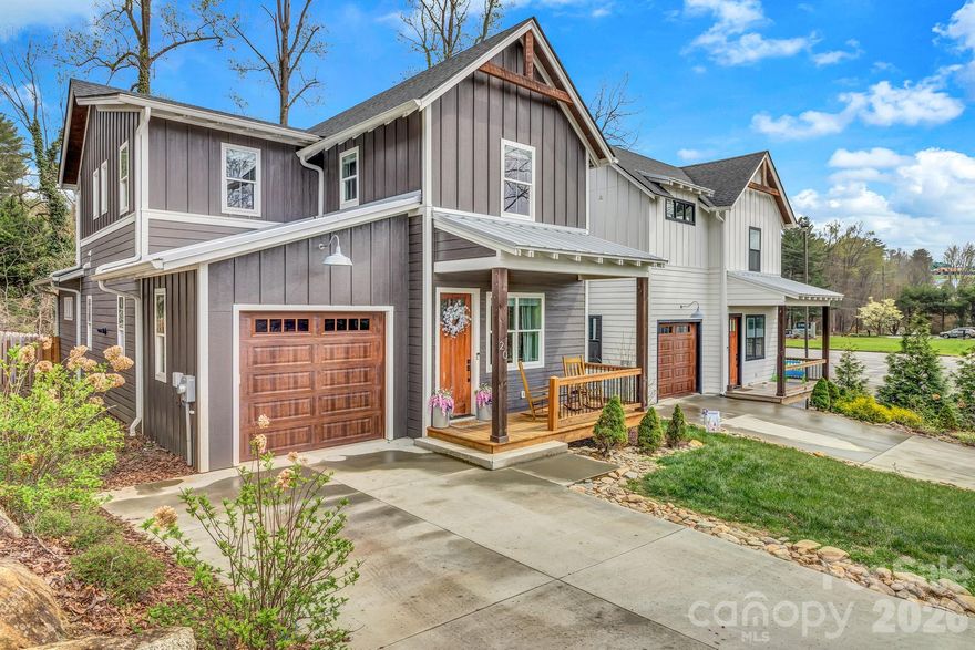 Seller is offering a $5000 credit towards closing costs or rate buy down! Welcome to 20 Phillip lane! Beautiful newer construction home offering nearly 2,200 square feet of thoughtfully designed living space with 3 bedrooms and 2.5 bathrooms, ideally located at the end of a quiet dead-end road for added privacy and minimal traffic.
This home features an open floor plan with 10-foot ceilings and 8-foot doors, large windows in the every room, creating a bright and spacious feel throughout. The main level showcases a large living room with a gas fireplace that flows seamlessly into the kitchen, complete with a gas stove, pantry, granite countertops and plenty of space for cooking and entertaining.
The primary suite is conveniently located on the main floor and offers a generous bedroom with direct access to the back porch and fenced-in backyard. The en-suite bathroom features dual vanities, a walk-in shower, and a large walk-in closet with washer and dryer hookups for added convenience.
Upstairs, you’ll find two spacious bedrooms, a dedicated laundry room, and a bonus family area—perfect for a second living space, playroom, or media room.
Located just minutes from Biltmore Park shopping, dining, the airport, and within walking distance to Jake Rusher Park, this home offers the perfect balance of comfort, convenience, and location.