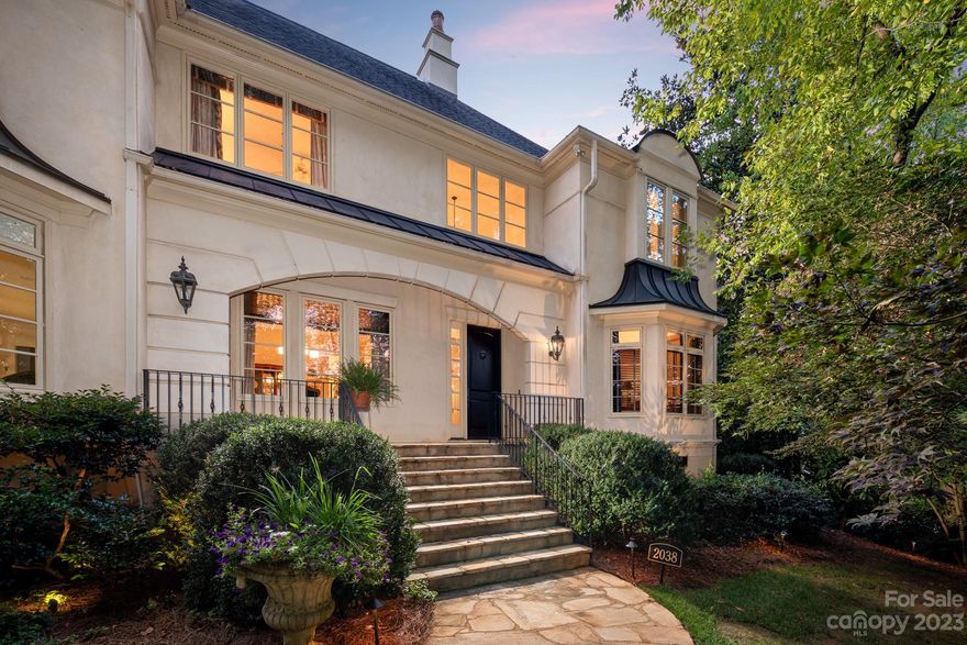 Simply the best! Enjoy your morning coffee in total privacy with the rippling sounds from the fountain on your european style terrace surrounded by lush landscaping. The main living area is perfect for entertaining with a cozy great room, bright white kitchen, and a formal dining room. The executive office leads the way to the main floor primary suite with large closets, and a spa like bath.  Upstairs you will discover many options with 3 bedrooms (one being used as an exercise area) and a recreation room perfect for TV or home theatre.  Just beyond the exercise area is an art studio/second office with a vaulted ceiling and cubby hole storage. This home is excellently maintained and a must see! New HVAC in 2022, New Refrigerator in 2021, New Hot Water Heater.  Freshly painted interior, and loads of storage including a temperature controlled cedar closet.  No HOA dues - shared HOA expenses 50/50. All appliances and window treatments stay. So many great features and close to everything.