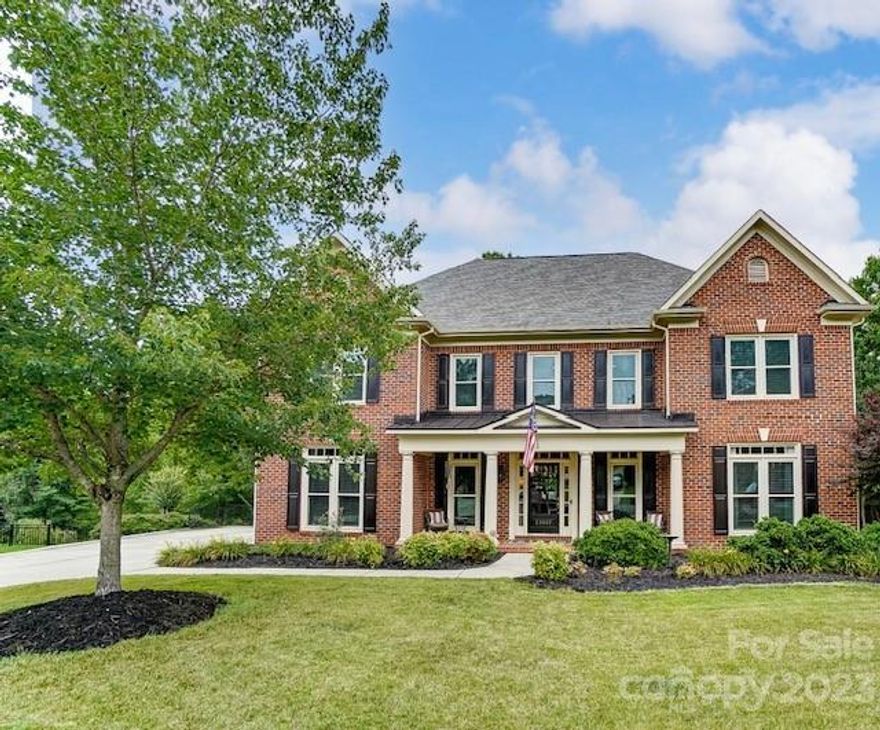 Beautiful 6 bedroom, John Weiland home in Bridgehampton with finished basement on a flat cul-de-sac lot!  All new  energy efficient windows installed by Apex Energy Solutions.  Fresh paint interior and exterior 2020. Open Kitchen with large island and wine rack, gas cooktop, pantry with built ins, new Bosch dishwasher.  Many built ins throughout the home and bench with storage. Stack stone gas log fireplace. Washer, dryer and fridge to remain. Tons of storage and attic space (with added insultation), bonus room with closets and shelving. Master with large jacuzzi tub, shower and double vanities. Office space off of master and large closets. Walking distance to the school- perk of the SC side. Adorable side screen porch with fans. Radon extrusion system in place. Seller willing to sell pool table.