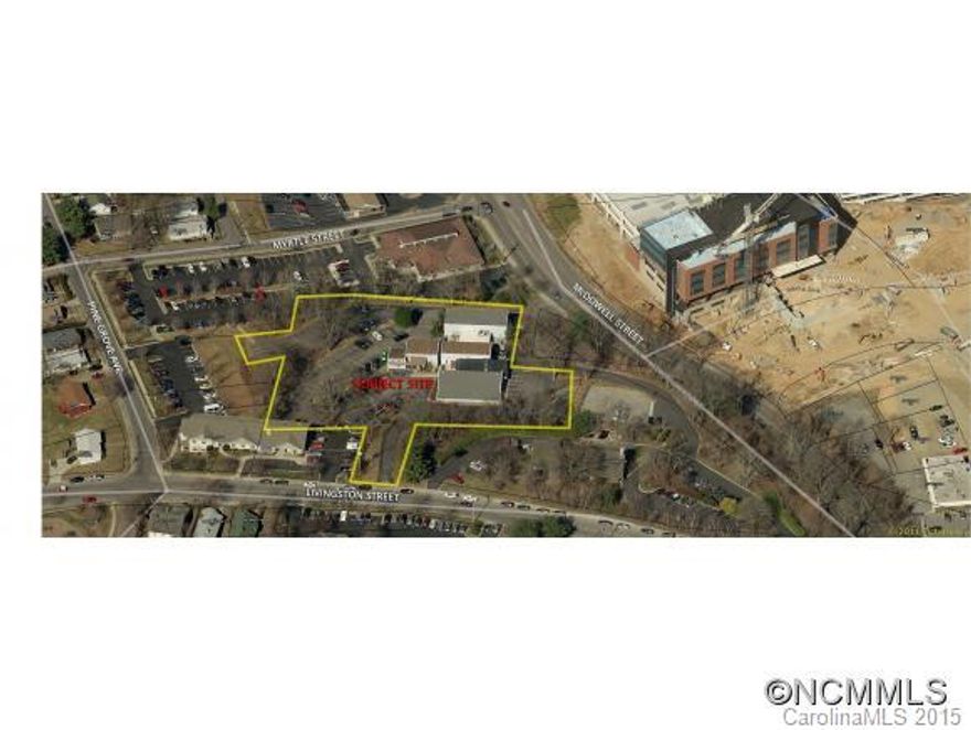 Prime investment or redevelopment opportunity! 22,822-square foot medical office complex on 2.39 acres. Great view of Downtown Asheville. Adjacent to Mission Hospital complex. Contact listing broker for more details.