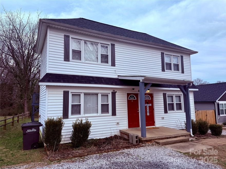 Invest in 612 Poplar St, a fully tenant occupied and operational duplex located just blocks from the quickly growing downtown Statesville! This turnkey property has been thoughtfully updated inside and out, making it a hassle-free addition to your investment portfolio. Both units have been remodeled on the interior and come equipped with Landlord-owned washers and dryers, adding extra value and convenience for tenants. The exterior has also been refreshed, enhancing curb appeal and long-term durability. With its prime location, strong rental demand, and updated features, this property is an excellent buy-and-hold investment.