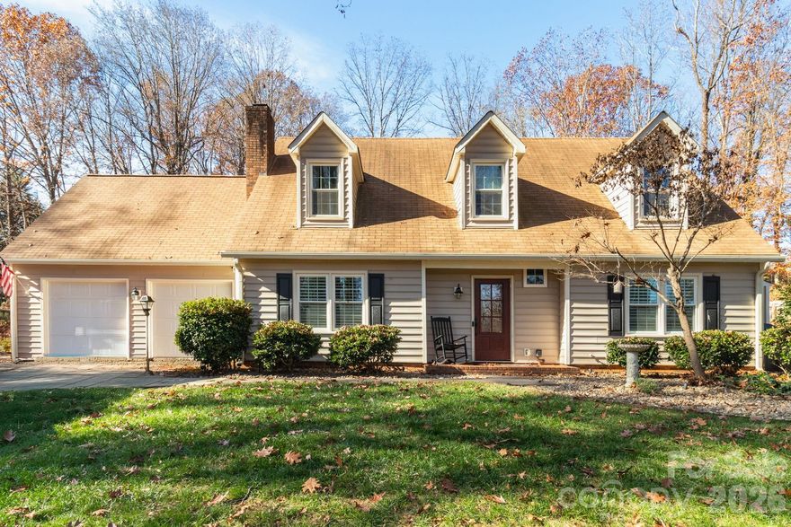 Welcome to this charming move-in ready home in highly sought-after Kernersville! Enjoy modern living with no carpet throughout, featuring beautiful laminate wood floors. The stunning galley kitchen boasts granite countertops, pull out cabinets, Main level features a large laundry room with ample storage, Primary Suite with a stylish accent wall. Upstairs, find two spacious bedrooms, a full bath, and a walk-in attic ready to be finished or use for storage. Eave storage in 3 locations upstairs. This home is not lacking storage space. Storage building will also remain. Perfect for entertaining, the backyard patio includes covered patio, and space for a outdoor BBQ. The 2 car garage features epoxy floors and a space for storage. Updated Window World windows, some have plantation shutters. Excellent location—just minutes from downtown Kernersville, WS, approximately one mile from the scenic walking and biking trails at Salem Lake.