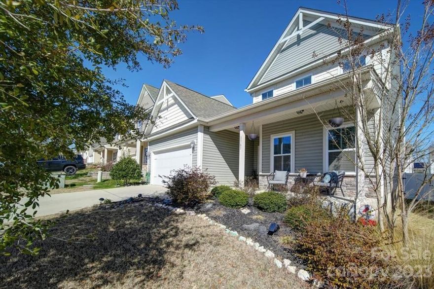 Back On The Market, No Fault Of The Sellers. Welcome to 1161 Bannockburn! This gorgeous move-in ready home features a rocking chair front porch. Inside boasts an open floor plan featuring 3 bedrooms and 2 1/2 baths with the primary suite on the main floor with walk-in closet. The oversized, light & airy modern kitchen w/grey tone cabinetry, granite countertops & SS appliances is open to the great room making this home a great choice for entertainment w/friends & family. A large formal dining room for sit down meals. A bonus butler’s pantry which can be used for a coffee or Smoothie Bar. For convenience, the laundry room is on the main floor. You will enjoy a drop zone as you enter from the garage for bookbags & shoes. Etc. The upstairs secondary bedrooms are very spacious w/ample closet size. Out back, in your fenced backyard you will find a large back patio, beautiful landscaping and a stone firepit. A perfect place to spend time relaxing and having fun.