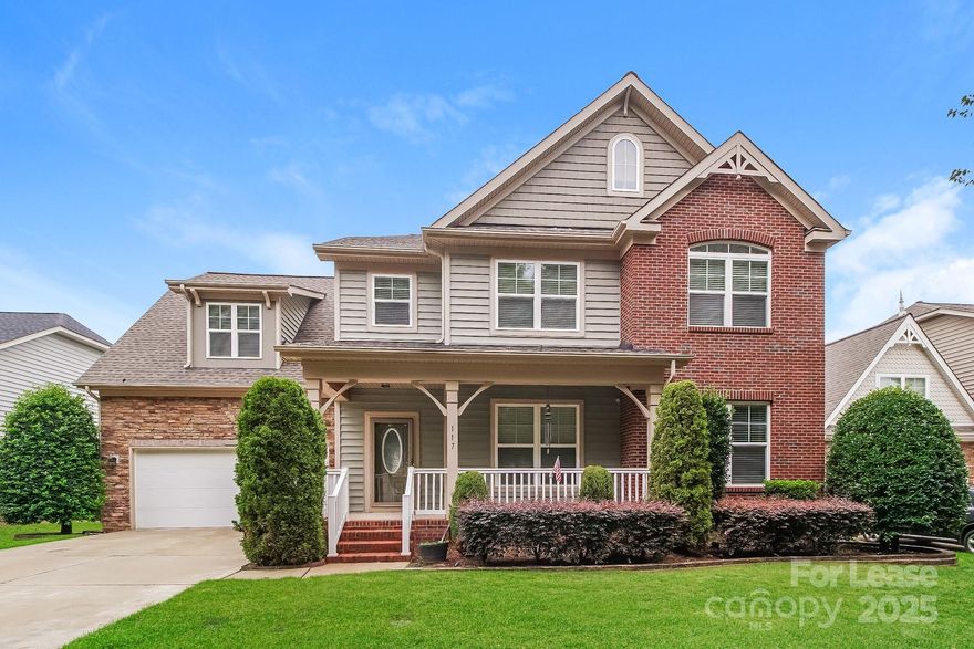 Embrace the warmth and elegance of 117 Byers Commons Drive, a splendid sanctuary nestled in the heart of Mooresville, NC. Residents enjoy a $55/month Benefits Package with perks like liability insurance, credit-building, identity theft protection, and more. Details available upon application. This stunning residence offers an expansive 3,309 square feet of beautifully designed living space, perfect for those who crave both comfort and style. With five spacious bedrooms, this home provides ample room for relaxation and rejuvenation, catering to both solitude and social gatherings. The inviting layout includes three full baths and one convenient half bath, ensuring that every need is met with ease and sophistication.