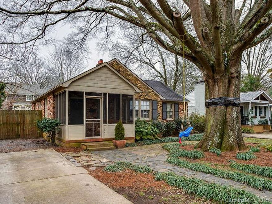 Rent Special!: Take $250 off of your 1st full month's rent w/application by 9/30/15! Adorable Myers Park home 1 block to Little Sugar Creek Greenway and a short stroll to Park Rd Shopping Center! Brick accents, mature landscaping and paver paths for great curb appeal. Hardwoods and crown molding. Family room w/FP and crisp, white kitchen open to sunny breakfast area. Enjoy neighborhood views from the screened porch or relax on the huge rear deck overlooking the fenced back yard. No pets.