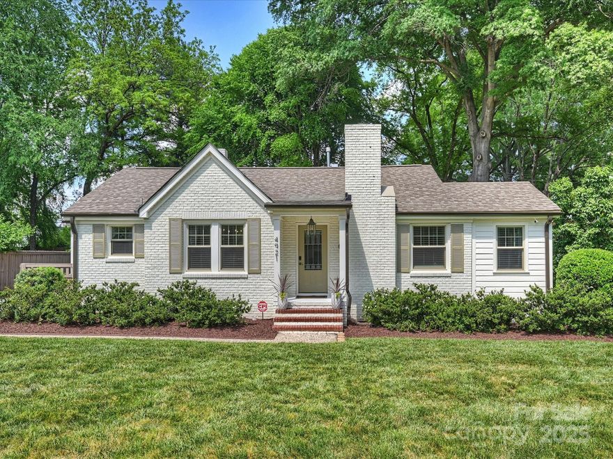 Welcome to this charming updated cottage nestled in the sought-after Oakhurst neighborhood! This bright and inviting home includes 3 bedrooms, 2 bathrooms, featuring modern updates, beautiful hardwood floors, and an open floor plan perfect for both relaxing and entertaining. The secondary bedroom includes a murphy bed with built ins on both sides for additional storage. 3rd bedroom does not have a closet; currently used as an office. Out back you will find an expansive backyard including a shed and oversized deck. Walkable to Common Market, Night Swim Coffee, and very convenient drive to South Park, Uptown, Elizabeth and Plaza Midwood. Agent is one of the owners.