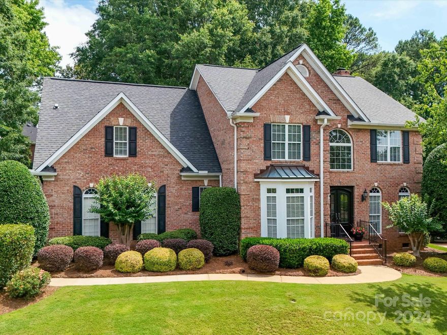 Welcome to this lovingly maintained home in the highly sought-after Providence Crossing community! Assigned to award-winning schools and situated in a premier South Charlotte location right off I-485, this home is close to Waverly, Ballantyne, Rea Farms, and Blakeney. The home features a large kitchen island with an eating bar, a butler's pantry, an oversized 2-car garage, irrigation, and an impressive 14" x 22" screened porch plus a deck with Trex flooring. Recent updates include a new Trane HVAC system upstairs in August 2023, a custom iron Clark Hall front door in 2022, and a new garage door in 2021. Don't miss this exceptional opportunity to live in a prime location!!