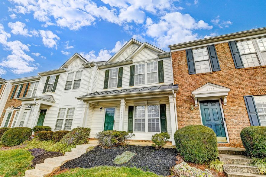 Multiple offers received!  Seller is asking for highest and best by 12pm 2/23/2024.  Looking for a placed to call home that is located near shopping, restaurants and major highways?  Then look no further, this townhome and it's rocking chair front porch is the home for you!  Walk into a great floorplan that features a large open living room, beautiful kitchen with newer stainless steel appliances and cabinets galore, main level laundry and powder room, cozy dining area, lovely newer LVP flooring and carpet and fresh neutral paint throughout.  The second floor of this home boasts a large primary bedroom with trey ceiling and full bath, dual sinks and a huge walk in closet, another oversized secondary bedroom with ample closet space and full bath round out the top floor.  The backyard of this home features a semi-private area with a large patio and an ample size storage unit. The water heater was replaced in 2016 and the HVAC in 2022!  This homes shows like a dream, come check it out!