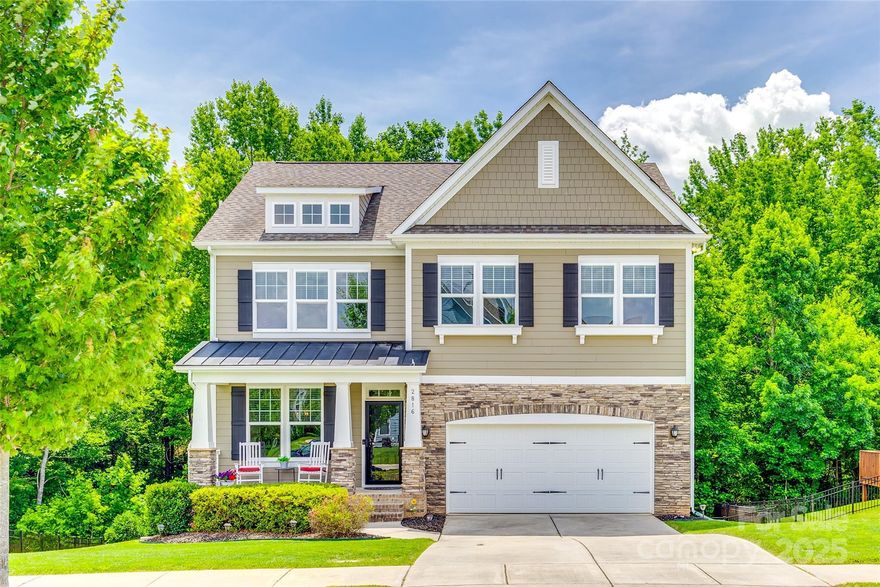 One-of-a-kind, move-in ready gem in Monroe with stylish upgrades throughout! Features laminate flooring on main & upper levels, crown molding, wainscoting and shiplap. Open floor plan with a bright kitchen offering granite countertops, large island, pantry, and gas cooktop—ideal for entertaining. Great room with cozy gas log fireplace. Spacious primary suite includes a vaulted ceiling, walk-in shower and custom walk-in closet too. Wait there’s more… a finished walk-out basement with must see metallic epoxy floors, full bath, exercise room and plumbed for a kitchenette. Multiple outdoor living spaces: screened porch with TV, covered patio with hot tub, and porch perfect for grilling. Private fenced yard w/ irrigation system backs to wooded area and has 10' x 12' storage building. Enjoy access to the community pool. Truly a rare find, so come discover it today!