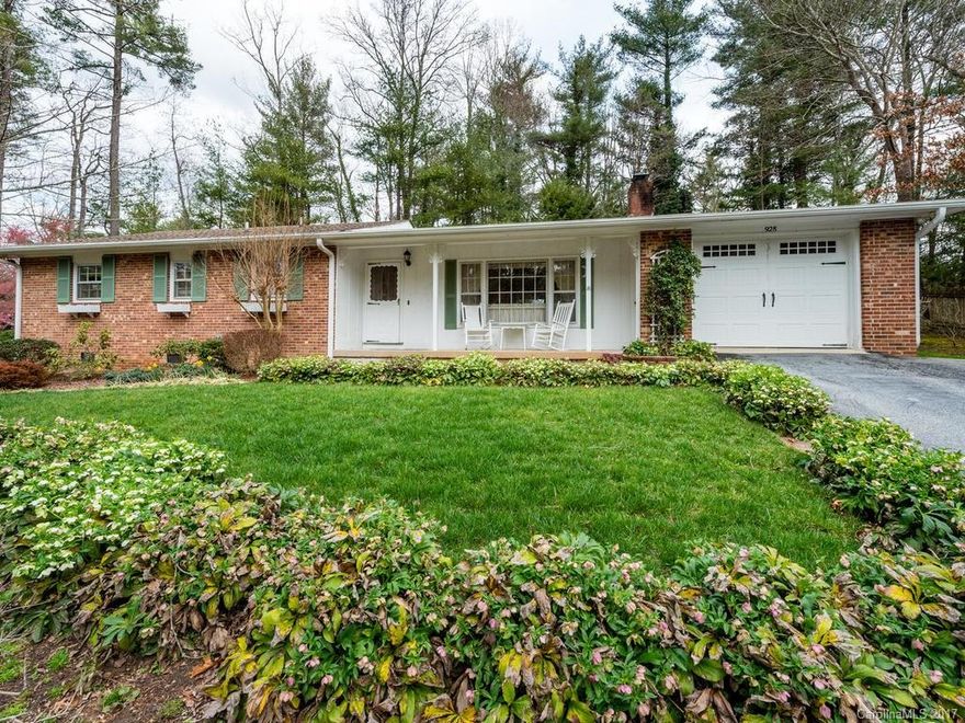 Wonderful 3BR2BA brick ranch nestled on a landscaped .38 acres in Indian Hill. Enter through a formal entry to living room w/picture window & gas log fireplace, dining room & kitchen all w/hardwood floors. Walk down hallway to bedrooms & baths + den w/closet. Lots of natural light in a cozy 460sf family/activity room addition w/wood stove, brick walls & wood ceiling. Sliding glass door opens to a lovely level outdoor patio area. Minutes from shopping, schools & downtown Hendersonville.