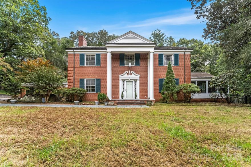 Step into timeless beauty with this classic 1955 colonial style home located in the sought after Historic Town of Valdese.  Diligently maintained, this residence seamlessly blends traditional charm, classic construction and craftsmanship with modern updates, offering a perfect haven for those who appreciate architectural history.  Whether you’re hosting guests in the elegant dining room, relaxing by the fireplace, entertaining in the large kitchen, or enjoying the serene outdoor spaces, this home invites you to create lasting memories.  This is a wonderful opportunity to own a piece of history with all the comforts of modern living.  Located in a quiet, established neighborhood on a no-outlet road, it is within walking distance of downtown Valdese where you’ll find an array of restaurants, shopping experiences, parks, professional services, and a recreation center with a pool plus Interstate 40 is only 2 miles away.  Additional features include an EV charging port, yard hydrant, butler’s door (appears to be original material and in excellent shape), vintage wall mounted refrigerator, intercom system, and a lot of extra storage space in the fully floored attic.  Don’t miss the opportunity to make this beautiful, historic property yours!  Schedule a showing today to experience the warmth and character of this beautiful home!